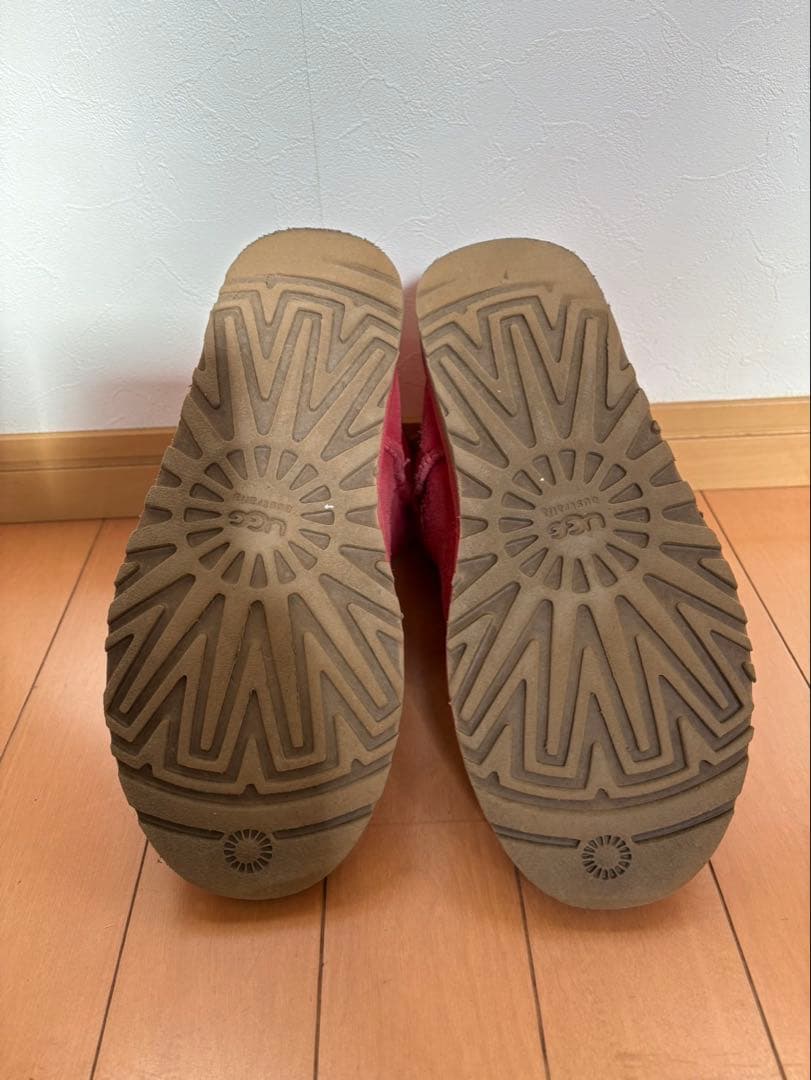 UGG レディース ムートンブーツ ピンク 25cm