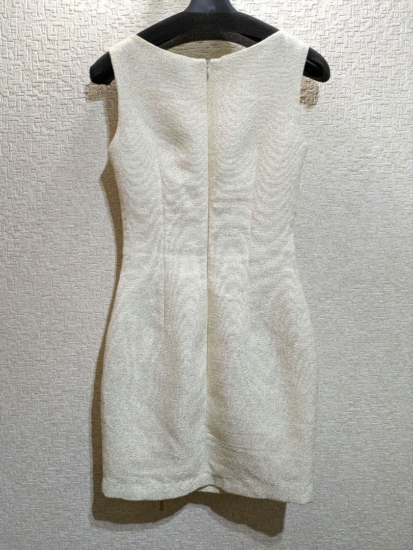 IRMAキャバドレス　アイボリー ノースリーブミニワンピース XSサイズ