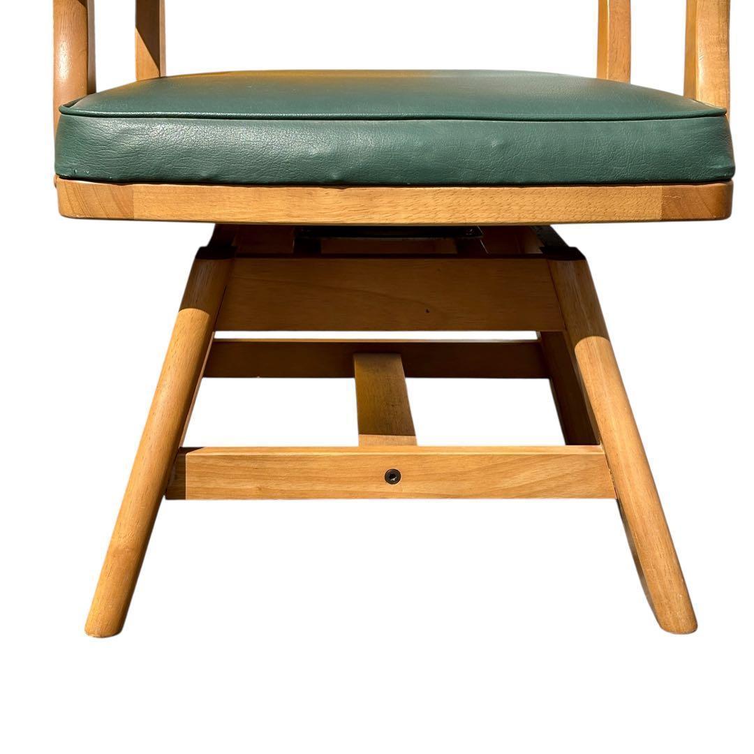 Karimoku カリモク ダイニングチェア RUSTIC 回転椅子 肘掛け付き