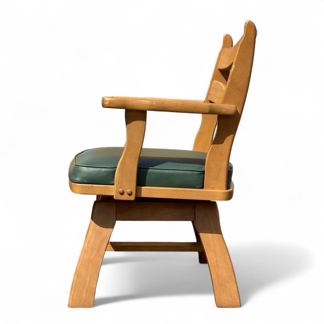 Karimoku カリモク ダイニングチェア RUSTIC 回転椅子 肘掛け付き