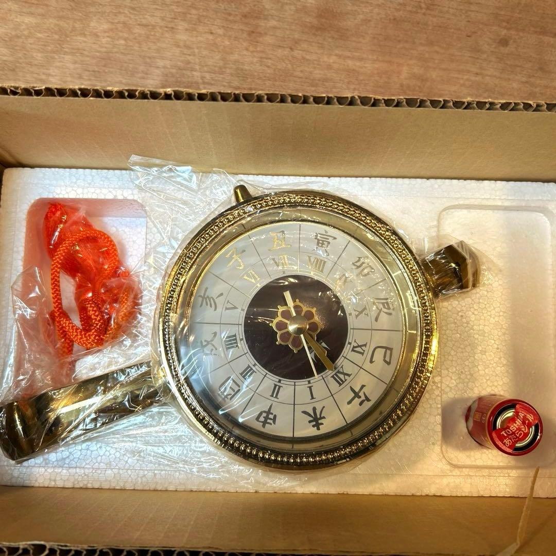 置時計　大宝鎚 だいこくさま　御神宝　昭和レトロ　アンティーク　十二支文字板