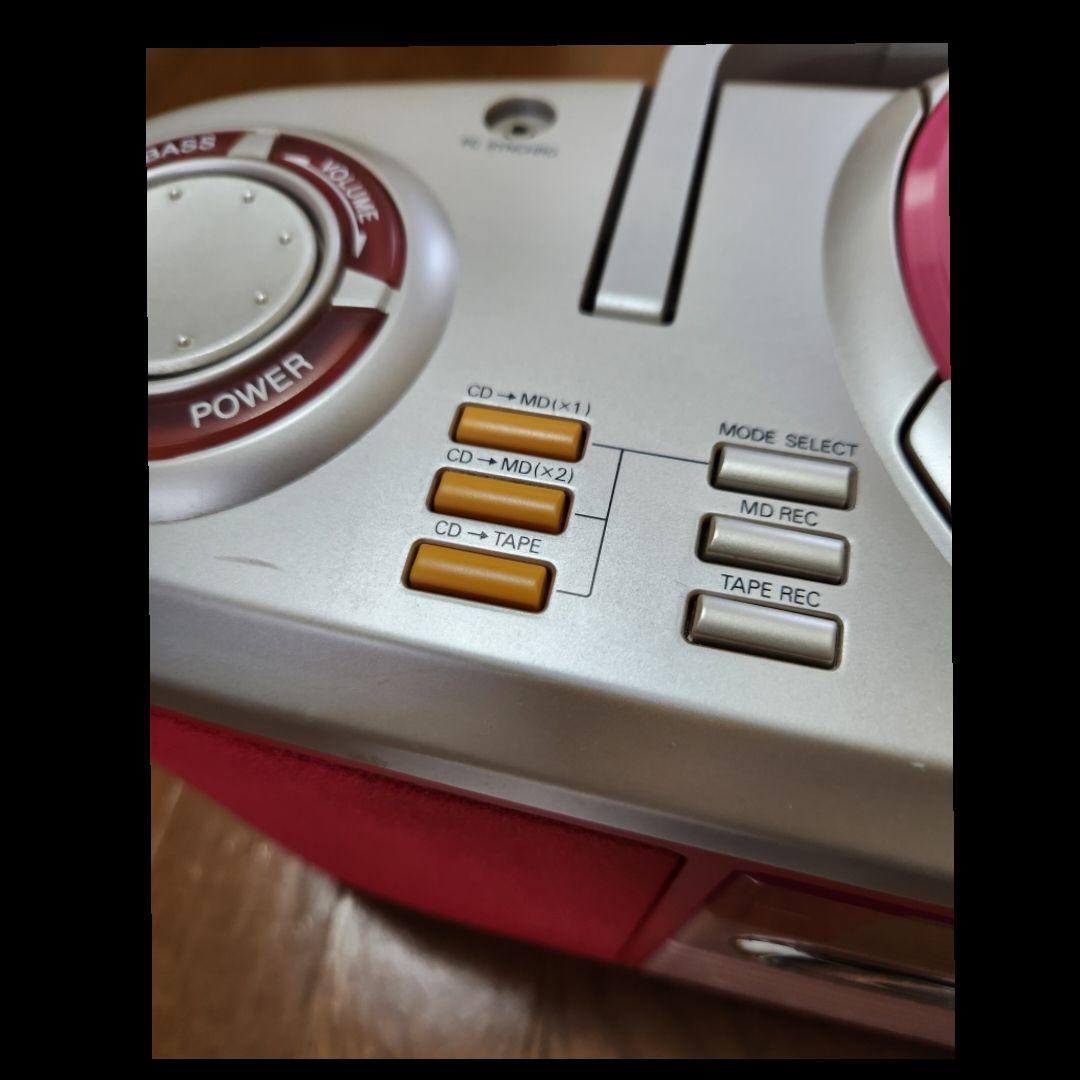 SANYO サンヨー PH-MD9 CD MD カセット ラジオ 対応 年代品