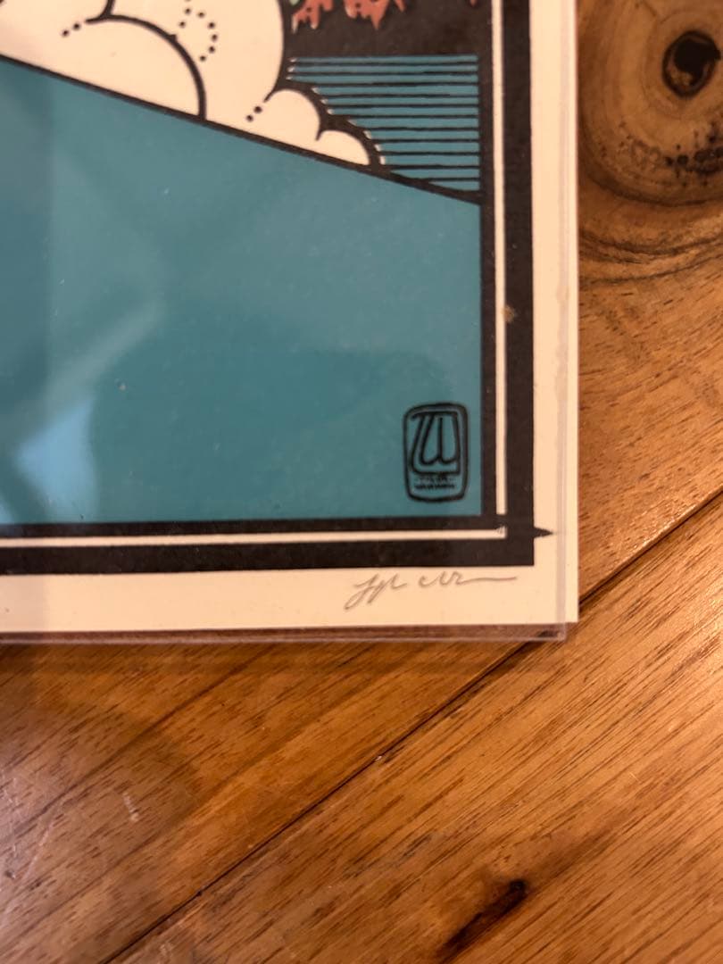 タイラーウォーレンCHER SHORE 限定版アート 16/60 サーフアート