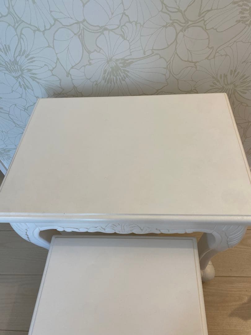 m*4様 萩原 ヴィオレッタ ネストテーブル 2点セット 猫足 アンティーク ホ