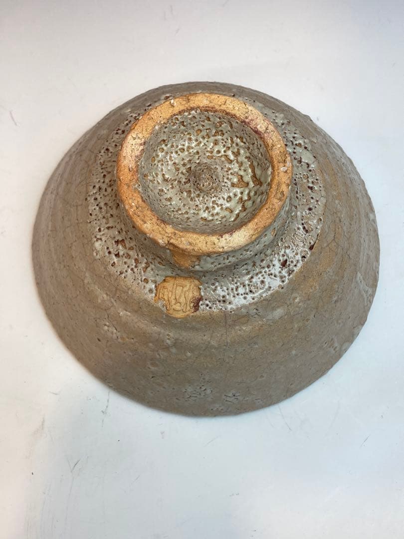 末岡陶五郎 作 萩焼井戸形茶碗 共箱 茶道具