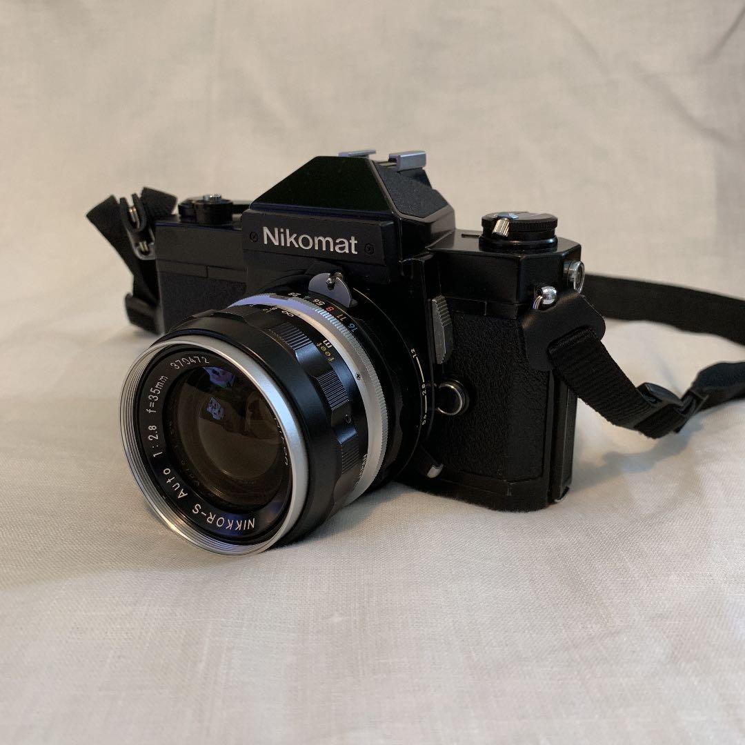 NikomatFT2ボディー/NIKKOR-s35mm＋NIKKOR135mm