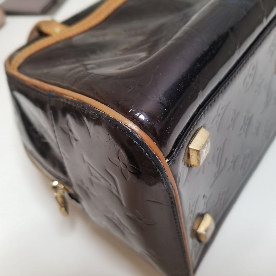 ルイヴィトン モノグラム ヴェルニ トンプキンスクエア トートバッグ ボストン