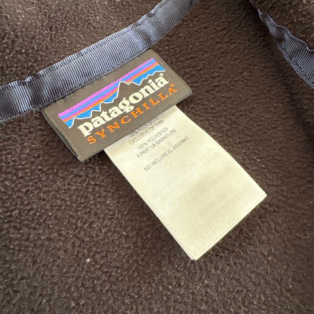 中古美品Patagonia パタゴニアフリースベストシンチラ