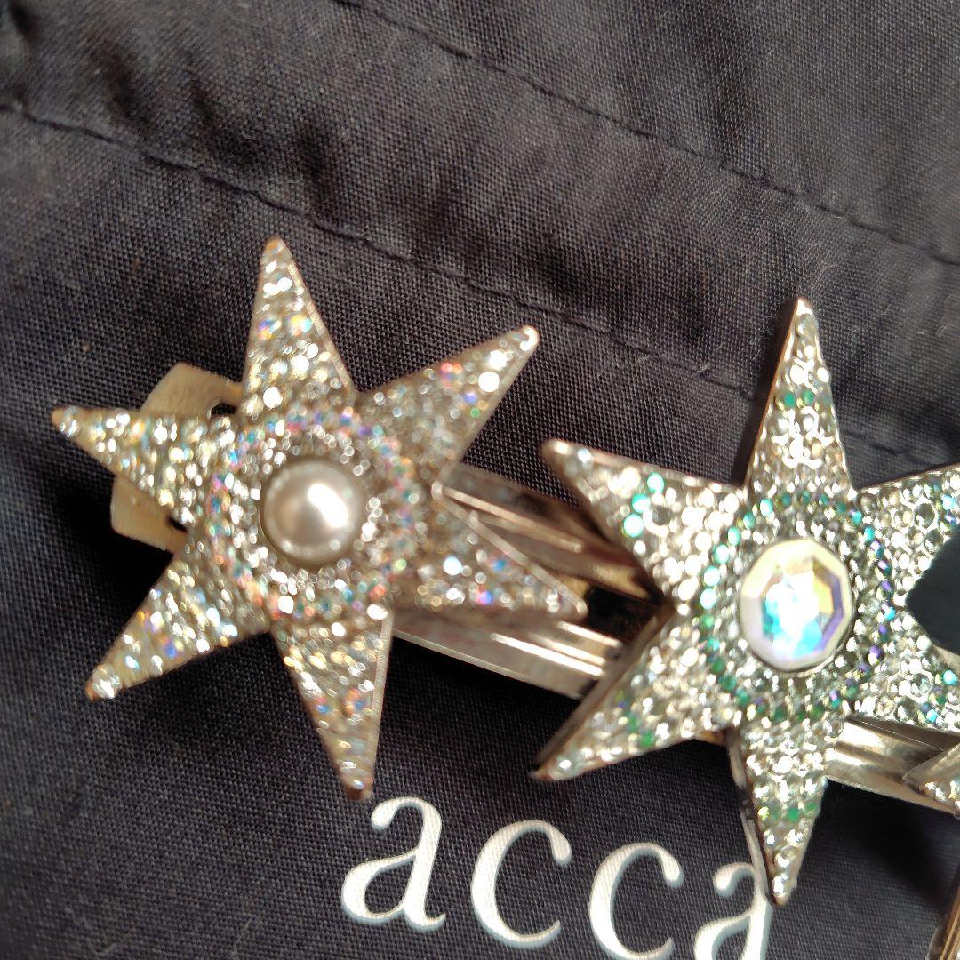 acca ホリデー　星型ヘアクリップ