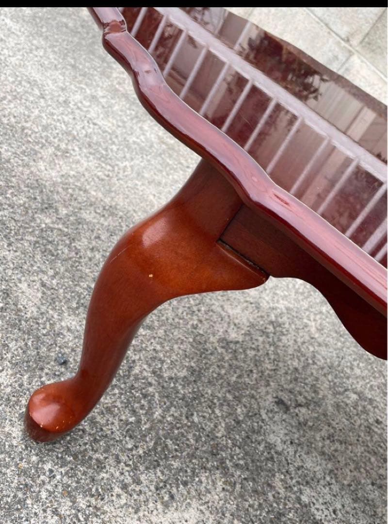 人気の猫脚　レア品　果林　センターテーブル　かなり頑丈です。