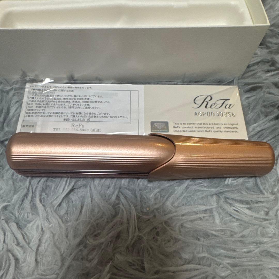 [美品]ReFa 持ち運びヘアアイロン ローズゴールド