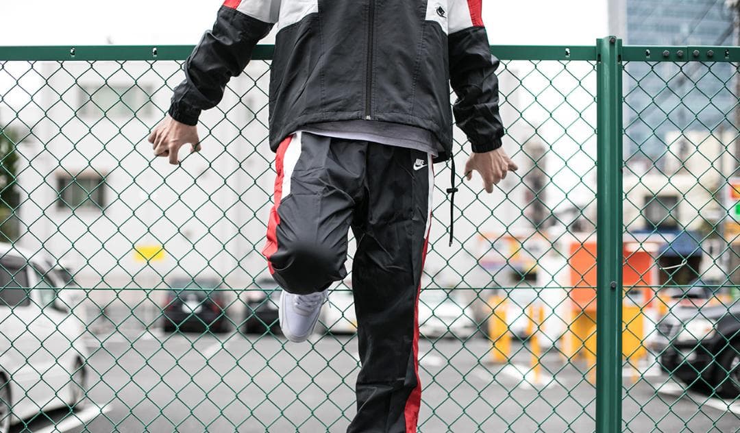 新品 Nike 90s 限定品 ウーブンジャケット パンツ 上下セット XL