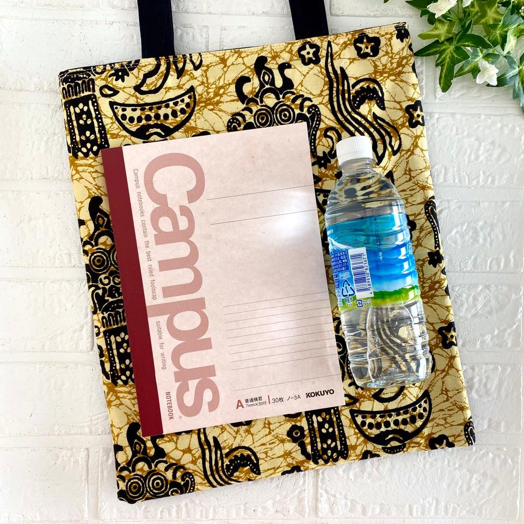 【再販】　インドネシアバティック　肩掛け　A4バッグ　ハンドメイド