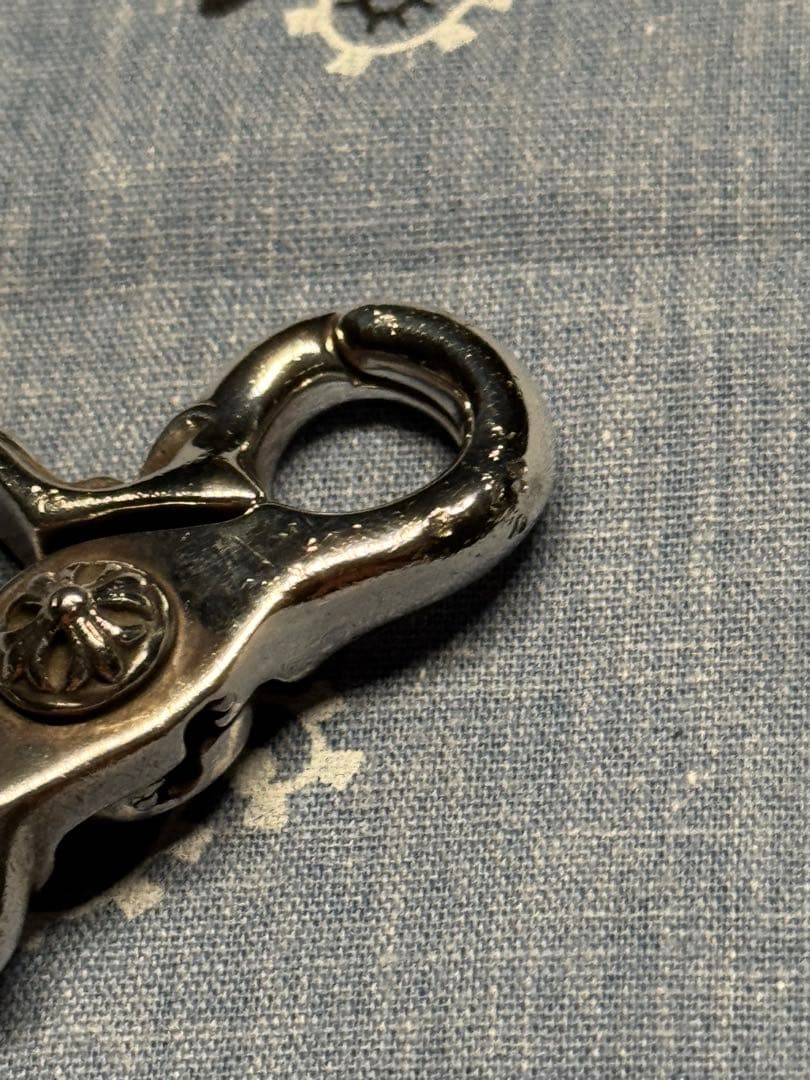 クロムハーツ　キーリング ショート ファンシーチェーン 2リンク　正規品