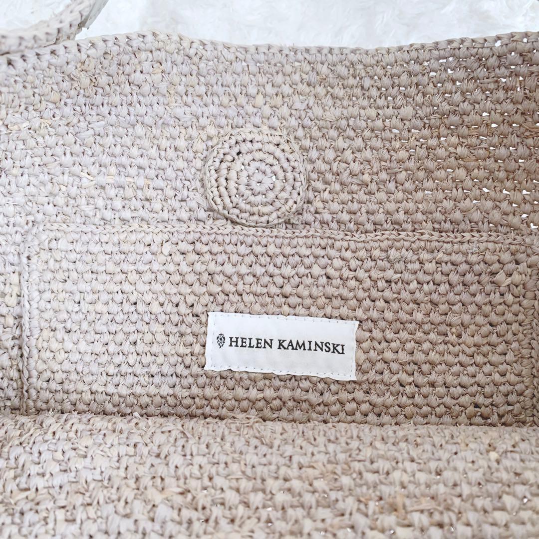 ほほ未使用♪ ヘレンカミンスキー　ラフィア　ワンハンドルショルダーバッグ