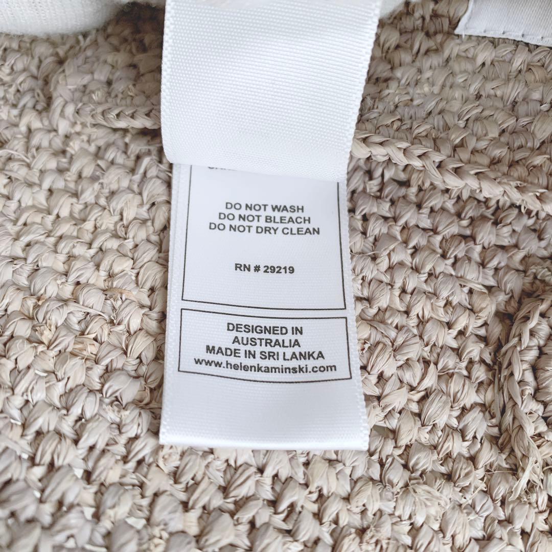 ほほ未使用♪ ヘレンカミンスキー　ラフィア　ワンハンドルショルダーバッグ