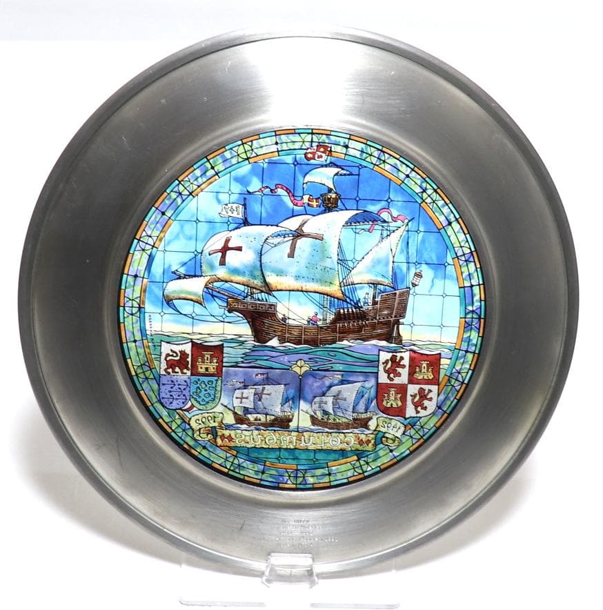 限定生産 コロンブス 大航海 ヴィンテージ ステンドグラス ジャック・ウッドソン