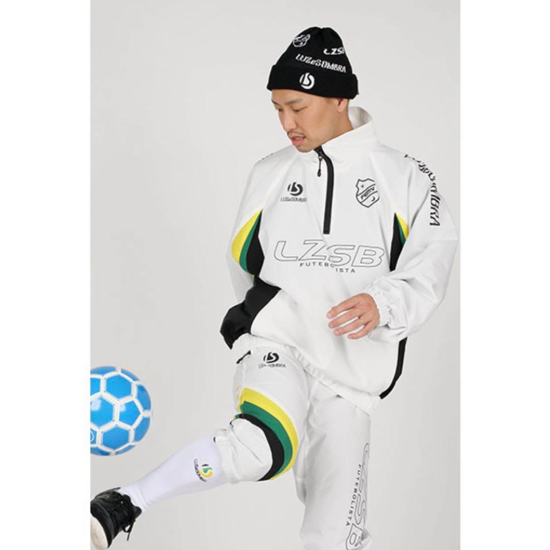 【新品】ルースイソンブラ M ハーフジップ ウェア フットサル ホワイト