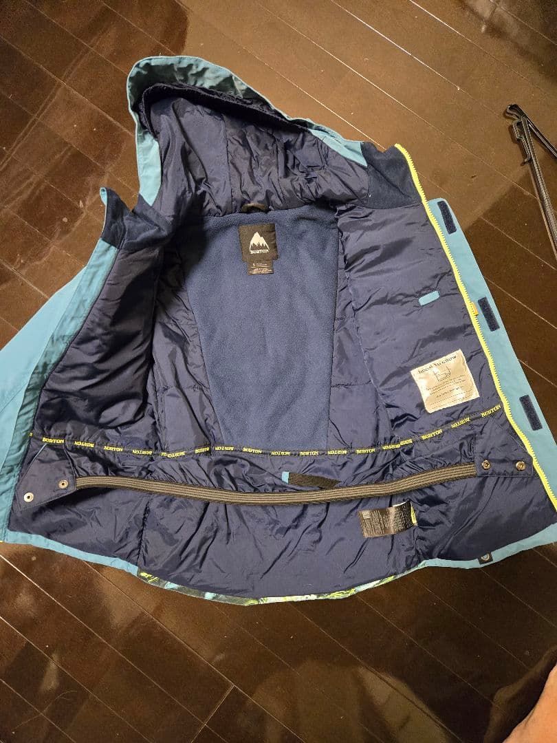 BURTON 子供用 スノーボードウェア 青
