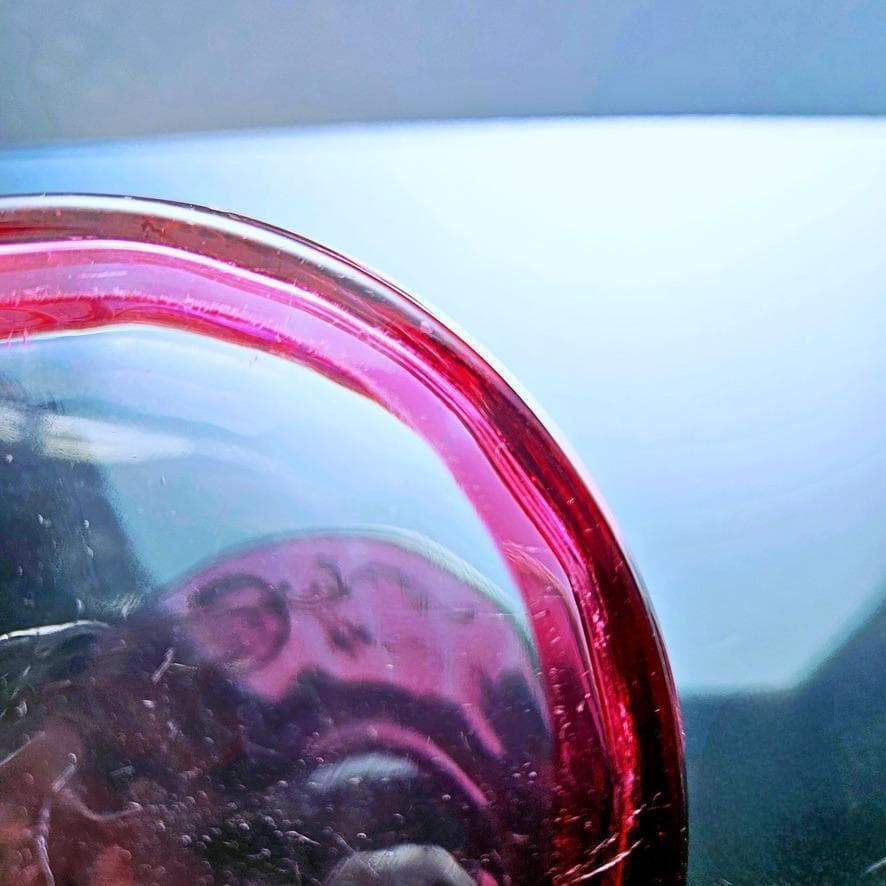 赤金彩オールドバカラ ルイ15世様式のボウル 19世紀