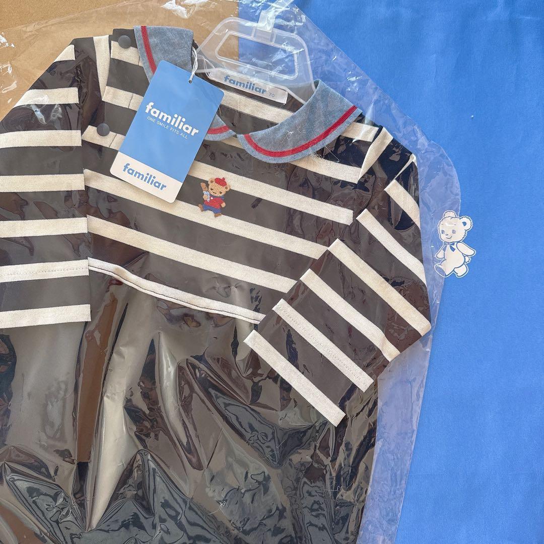 【新品未使用】familiar ファミリア　ロンパース　カバーオール 現行品