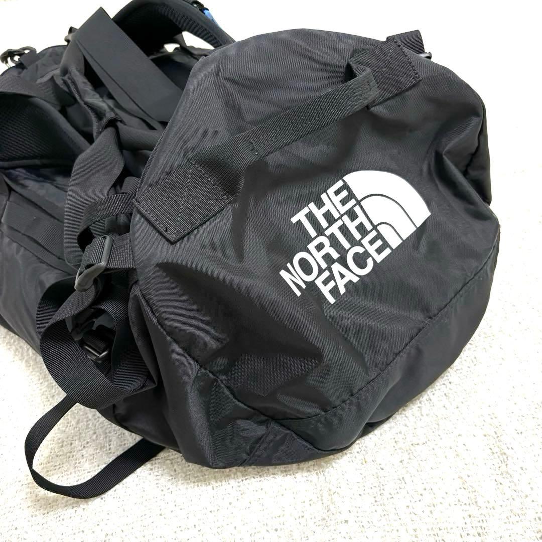 【美品】ノースフェイス ダッフルバッグ　50 ボストン　ナイロン　3way 黒