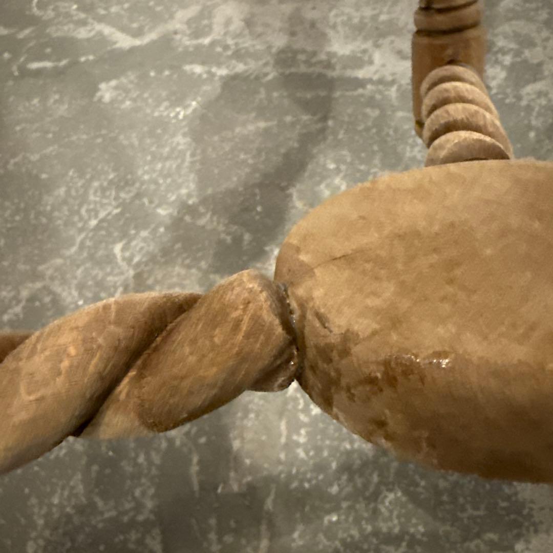 chiezouヴィンテージ　木製サイドテーブル　剥離