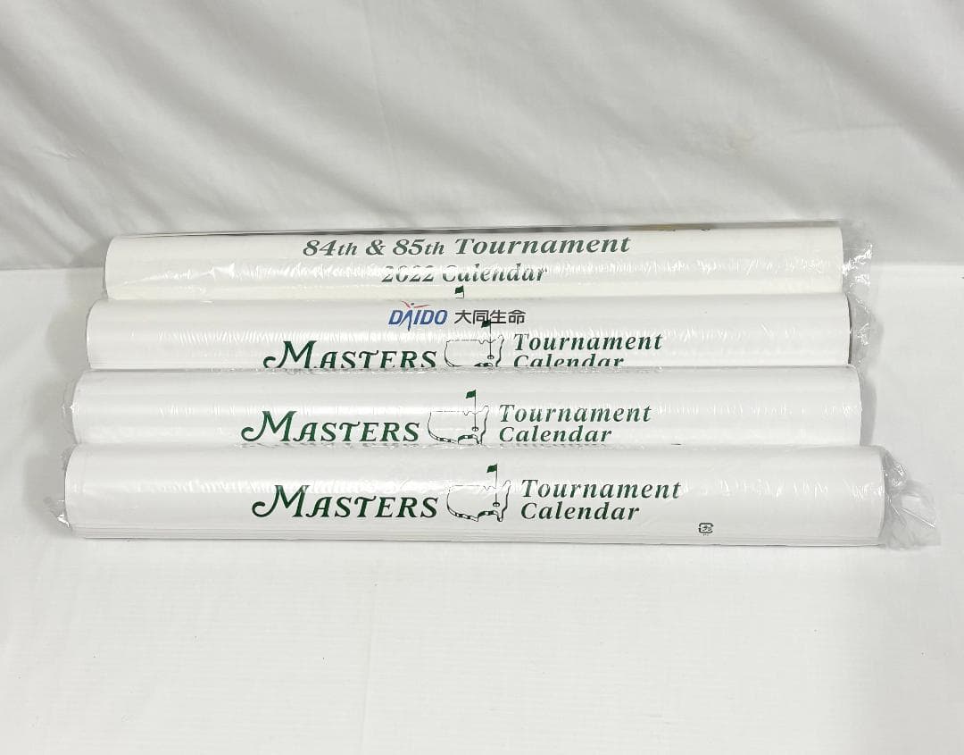 マスターズゴルフカレンダー4点セット 2026,2025,2024,2022