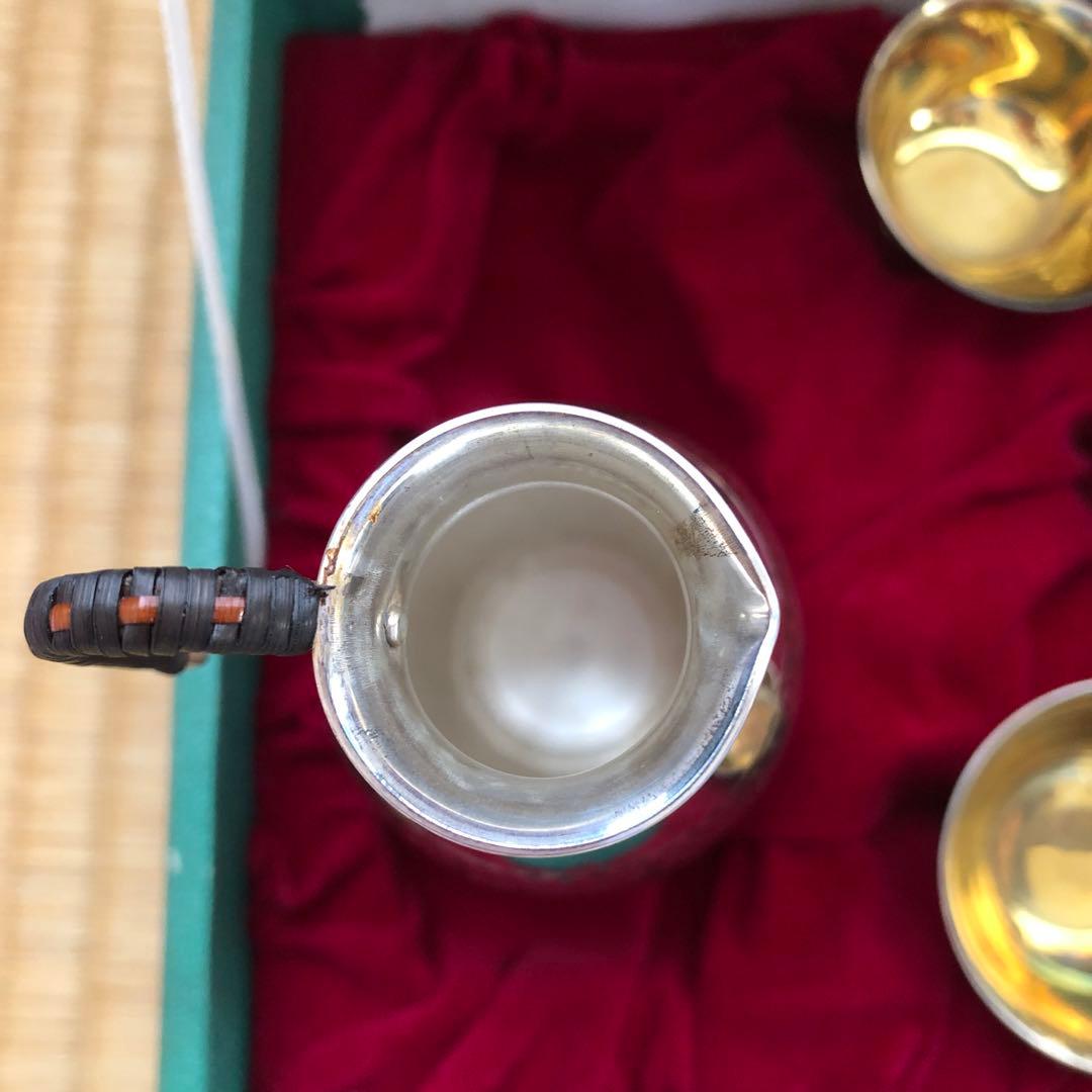 純銀製　酒器