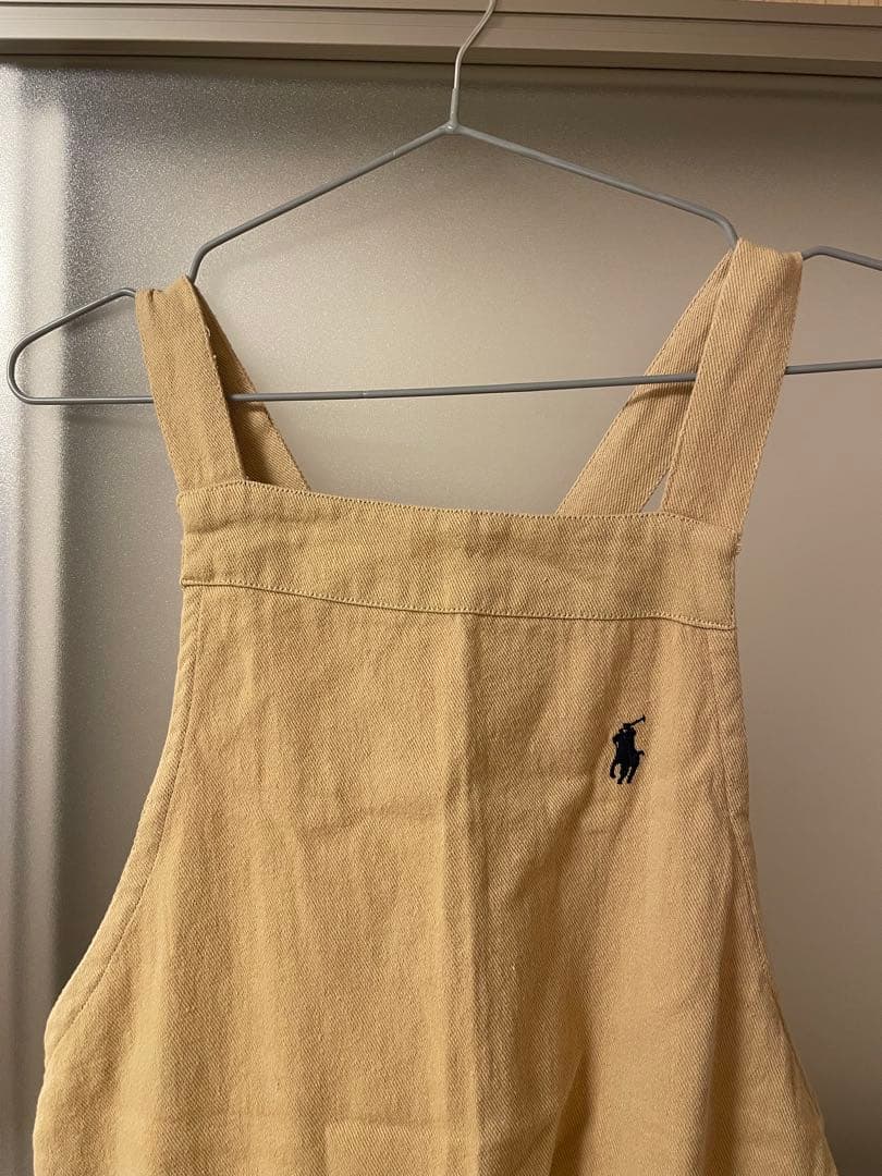 Ralph Lauren ベージュオーバーオールエプロン