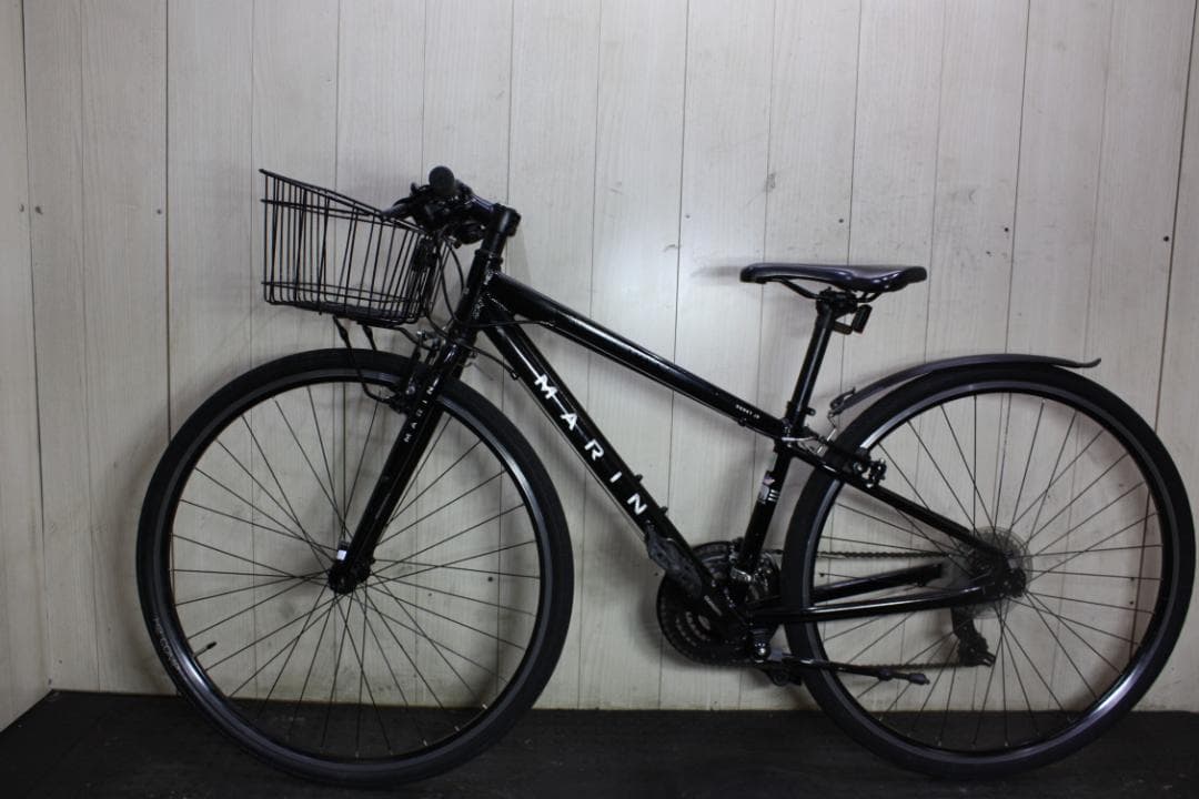 MARIN DONKY JR 700C アルミ 21速 360mm 本格クロス黒