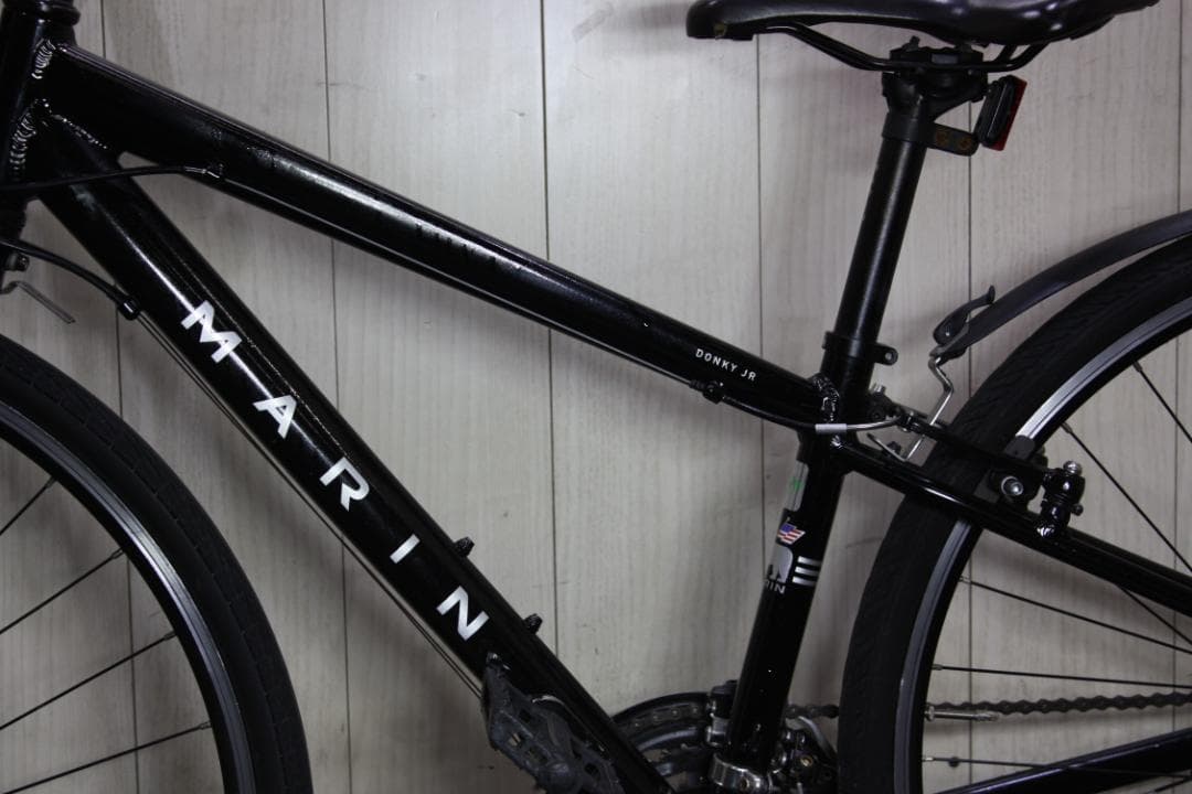 MARIN DONKY JR 700C アルミ 21速 360mm 本格クロス黒