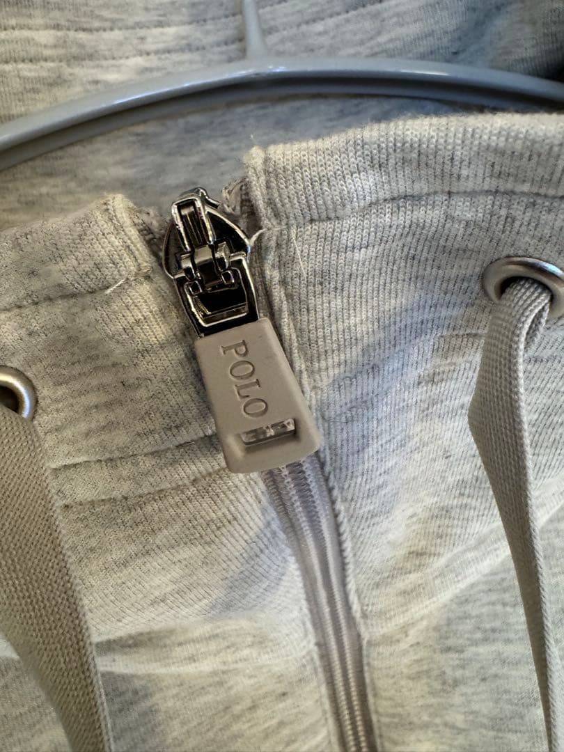 Polo Ralph Lauren グレー ハーフジップスウェット LG