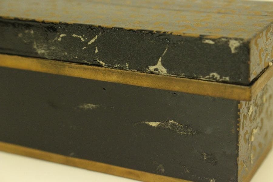 雛道具 ミニチュア 蒔絵 箪笥 長持 木製 時代物(A980)