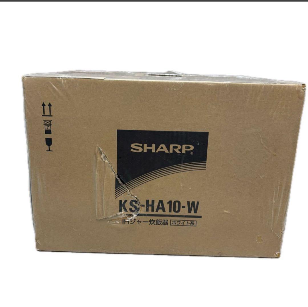 D4086★未開封品　 SHARP KS-HA10-W 炊飯器 ホワイト系