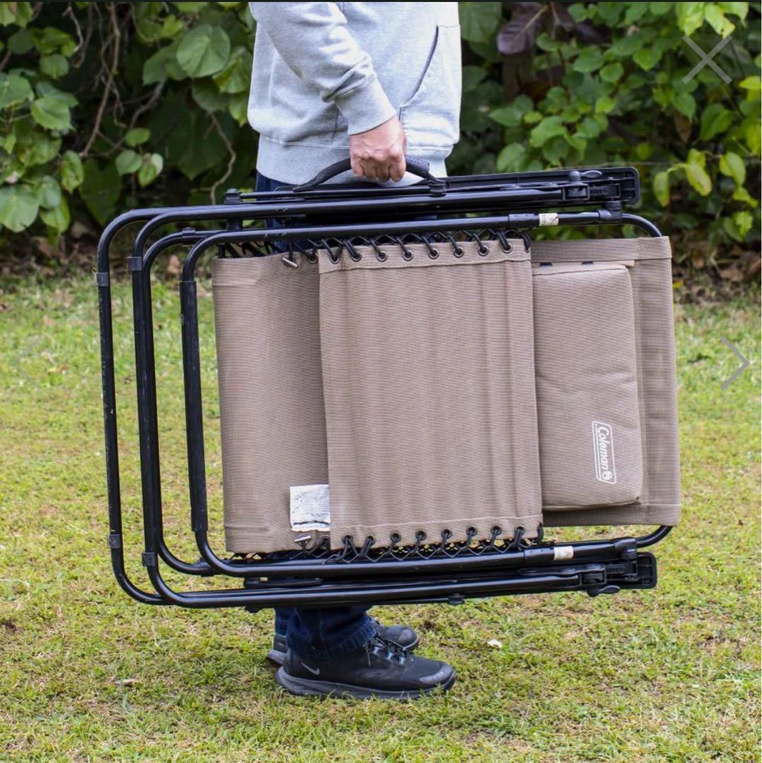 Coleman ベージュ リクライニングチェア　インフィニティチェア