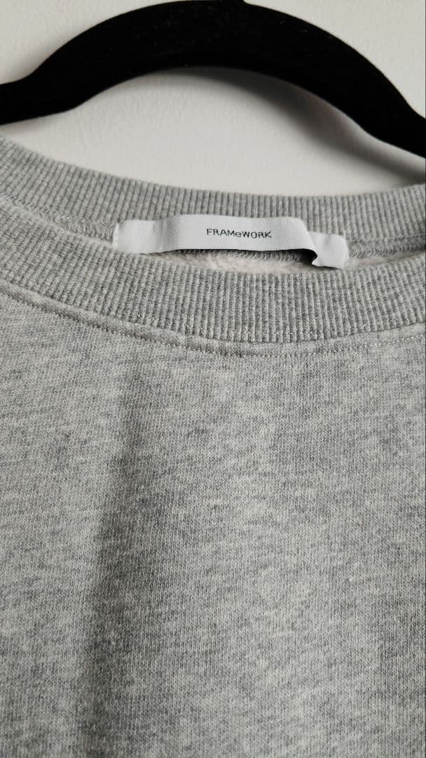 フレームワーク　ラグランポンチョスウェット グレー　　　　 13-5