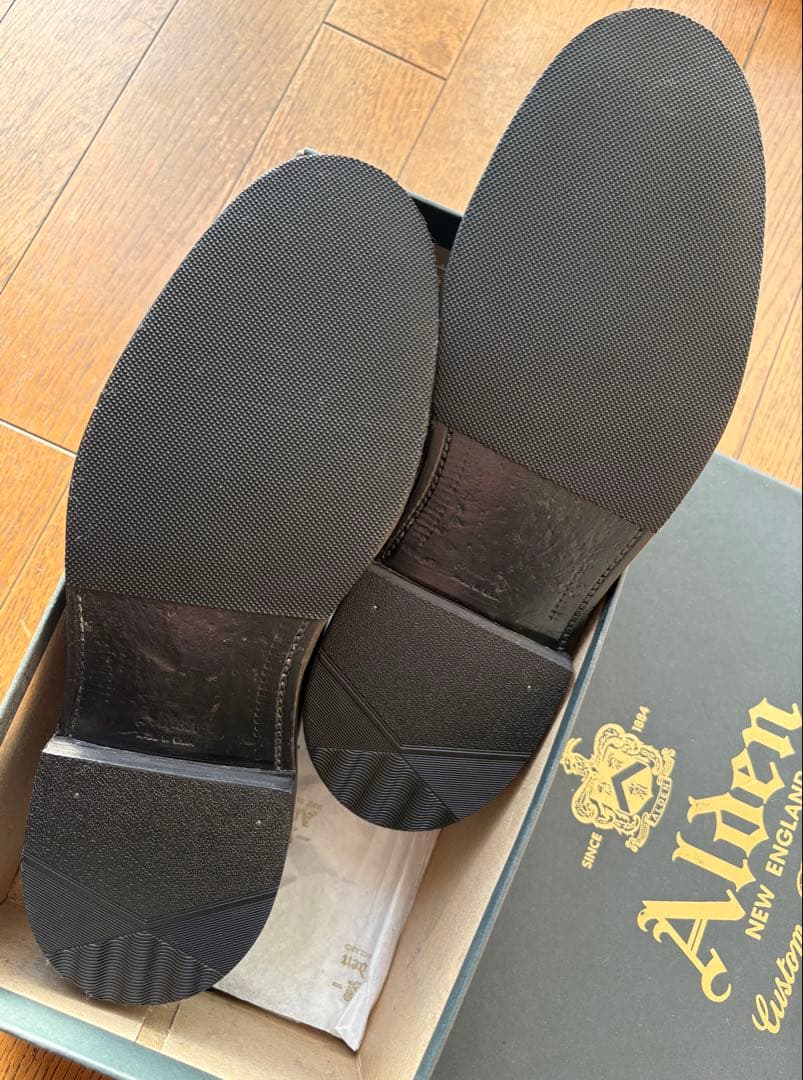 Alden 9901 オールデン コードバン プレーントゥ　7D ブラック