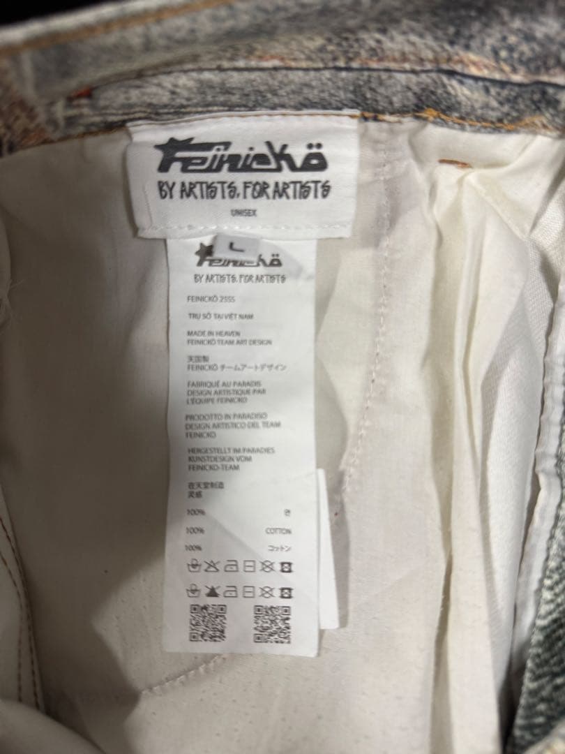 Feinicko デニムパンツ Lサイズ
