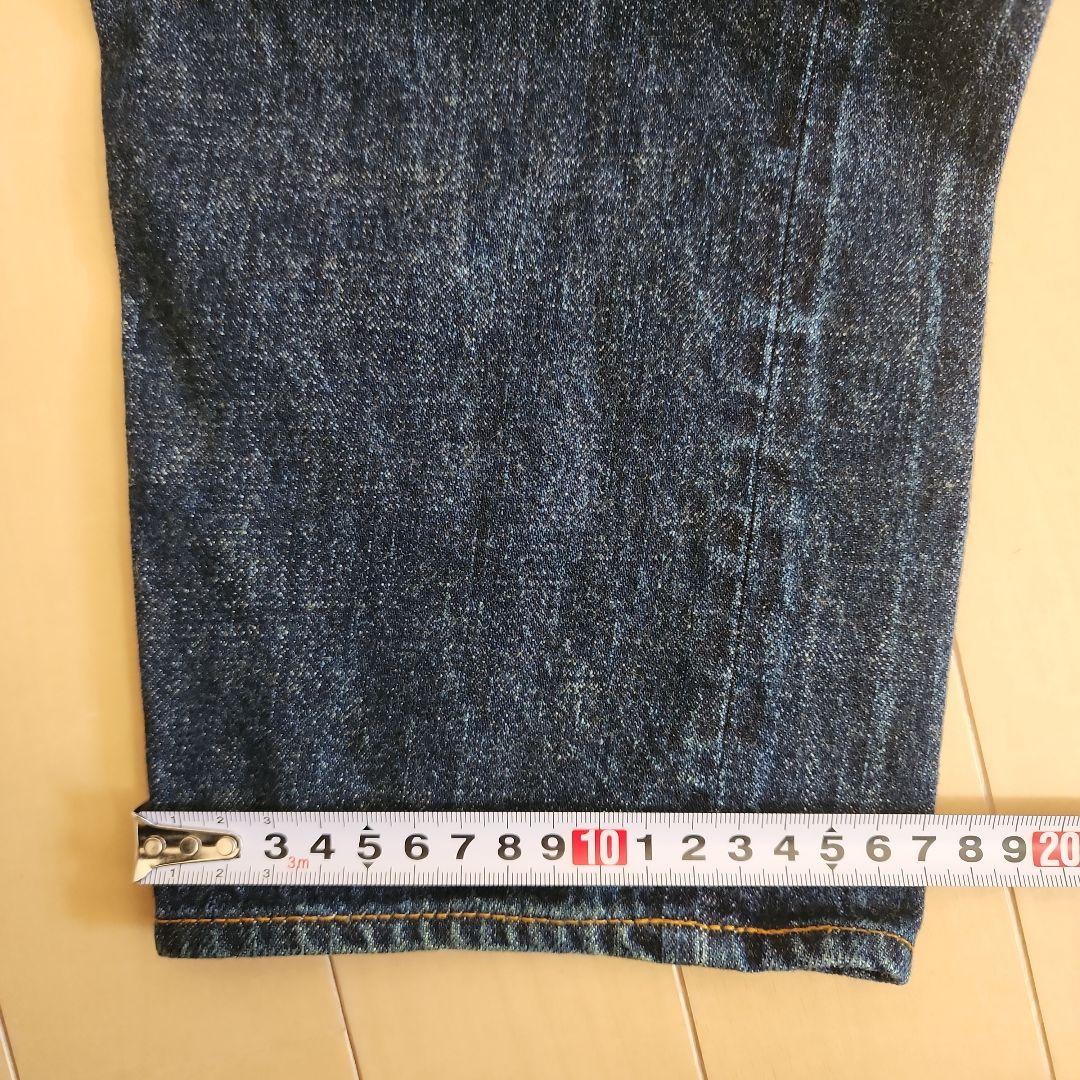 未使用品　デニム&ダンガリー　刺繍付きイージーデニムパンツ　01 150 SM