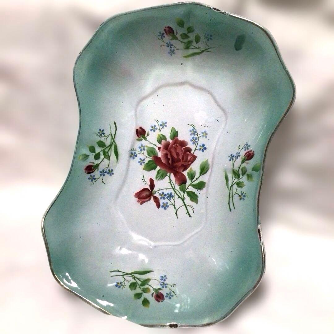 アンティークホーロー　ブレッドトレー JAPY