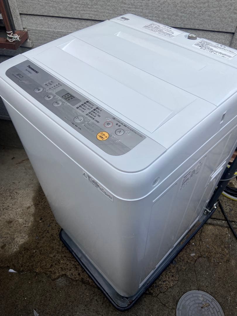 るんPanasonic 2019年製 全自動洗濯機 6.0kg