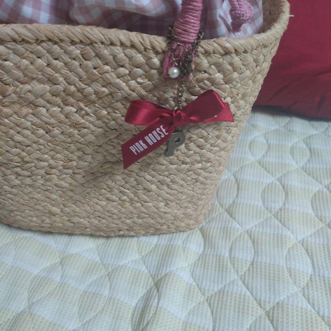 ピンクハウス♡今季カゴバッグ♡新品未使用品タグ付き♡日曜日迄のお値引