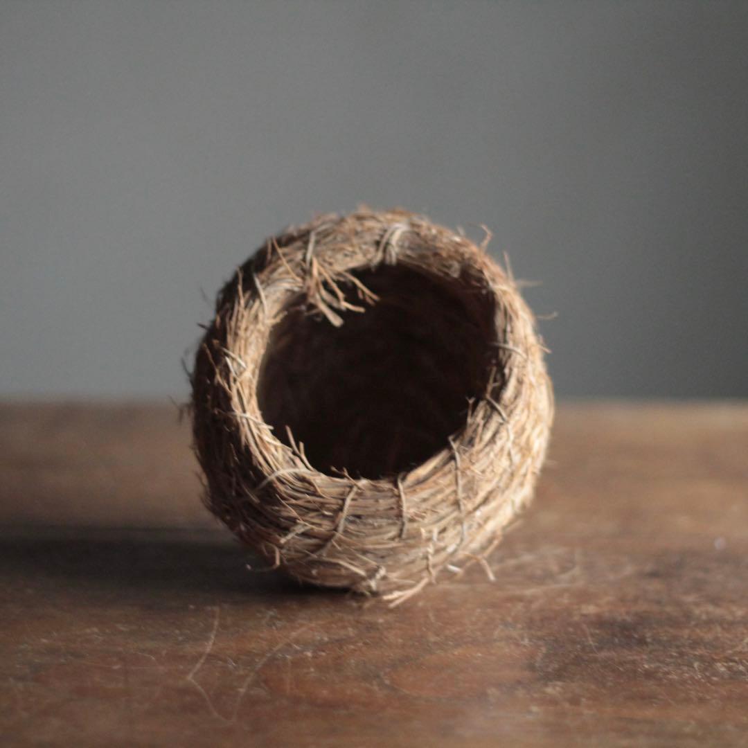 鳥籠の 鳥の巣 古道具 アンティーク オブジェ