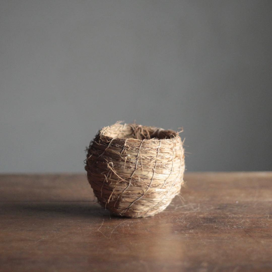 鳥籠の 鳥の巣 古道具 アンティーク オブジェ