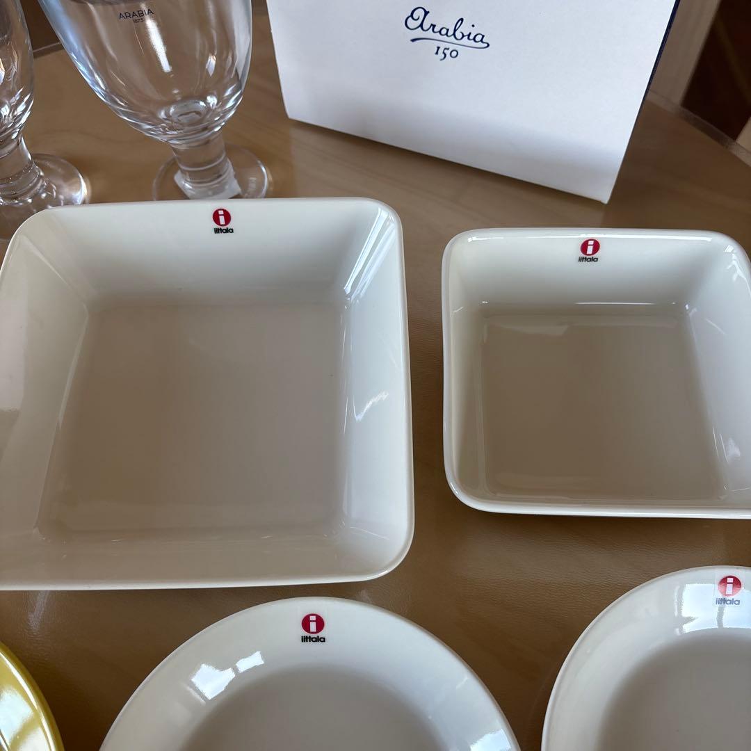 定価23000円　新品✨イッタラ　ittala プレート　アラビアグラス　セット