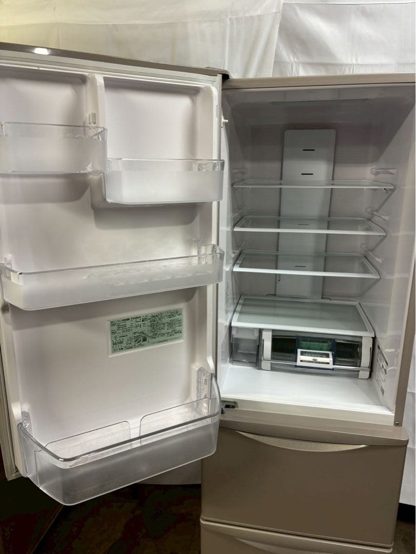 日立 3ドア冷蔵庫 R-K320GVL 2017年製315L 左開き