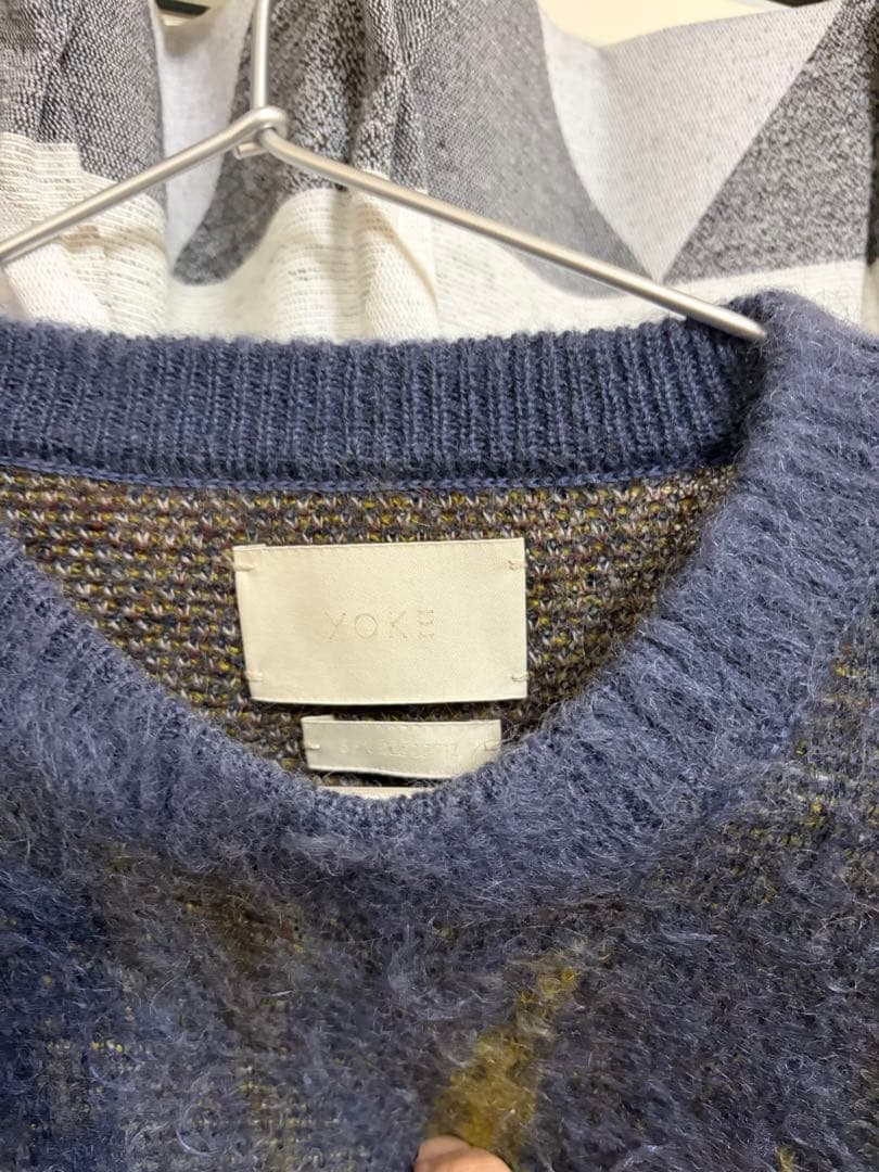 YOKE 22aw Still Jacquard Crewneckニット