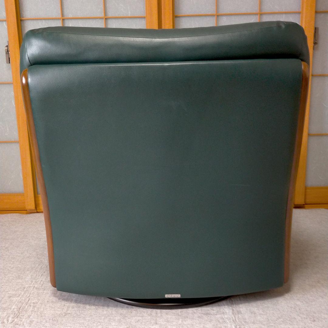 カリモク　回転式シングルソファ