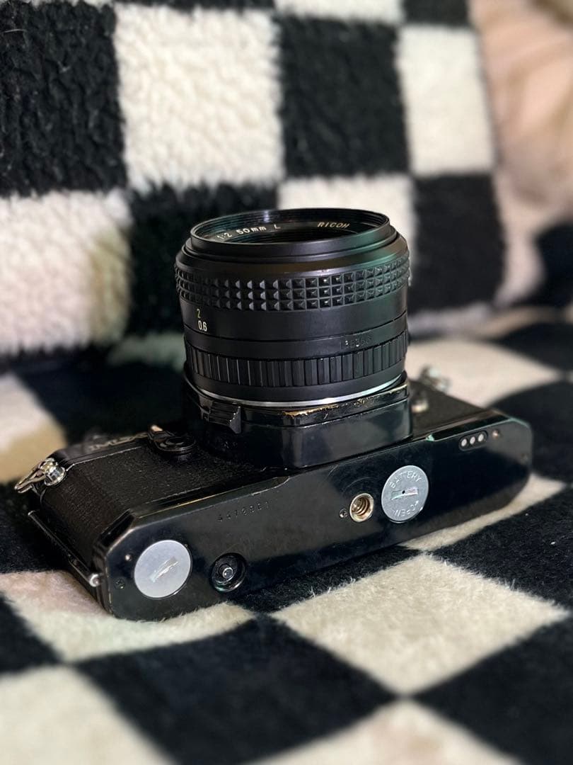 PENTAX MX ブラック レンズ XR RIKENON 50mm f2